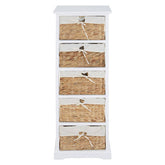 Ashby 5 Seagrass Drawer Chest
