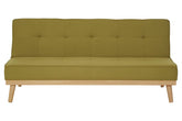 Stockholm 3 Seat Green Sofa Bed
