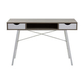 Bradbury Two Drawer Light Oak Veneer Desk