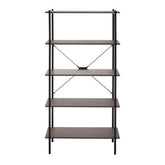 Bradbury Five Tier Dark Oak Shelf Unit