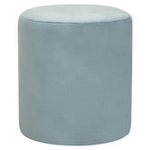 Haley Blue Velvet Pouffe