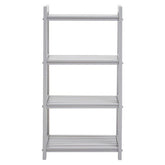Chester Grey Wood Four Tier Shelf Unit