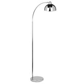Calle Chrome Metal Floor Lamp