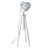 Industrial Revolution Tripod White Floor Lamp