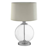 Edna Small Ivory Silk Shade Table Lamp