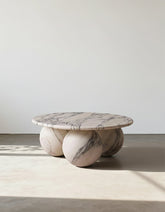 Abdurrahman Round Coffee Table, All Marble