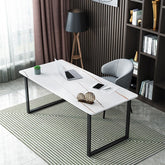 Casson Office Desk, Sintered Stone