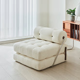 Kumar Single Seater Sofa Bed, Boucle
