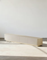 Absinthia TV Stand, Cream, With LED Light