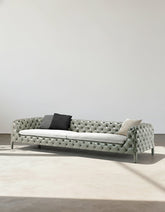 O'Brien Two Seater, Three Seater Chesterfield Sofa, Real Leather
