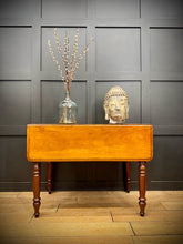 Antique Extending Mahogany Pembroke Table / Drop Leaf Sideboard With Drawer