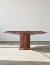 Darcy Oval Dining Table, Marble