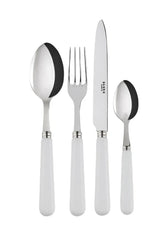4- Pieces Pop Unis White Cutlery Set