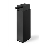 Zack Linea Premium Black Soap Dispenser - Powder Coated Stainless Steel Free Standing Design