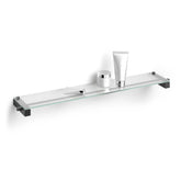 Zack Carvo Powder Coated Black Stainless Steel Bathroom Shelf 40506