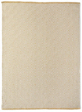 Diamond Gold Hand-woven Rug