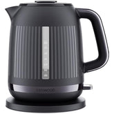 Kenwood Dusk Electric Kettle, 360° Swivel Base, Water Level Indicator, Cord Storage, Boil-Dry Protection, Removable Filter, Capacity 1.7L, ZJP30.000GY, 3000W, Slate Grey