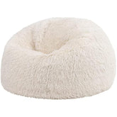icon Kingston Faux Fur Bean Bag, Mongolian Fur, Large Adult Bean Bag Chair with Filling Included, Comfy Chair, Living Room Furniture, Bedroom Furniture