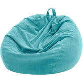 Nobildonna Storage Soft Toy Bean Bag Chair Cover Only Without Filling for Kids Adults. Lazy Sofa Beanbag Stuffed Animal (110x89cm)