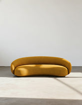 Marius Cashew Sofa, Three Seater Curved Sofa