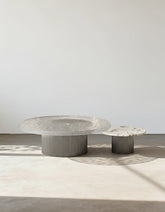 Eirik Coffee Table & Side Table, Marble & Acrylic