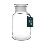 Clear Glass Apothecary Jars