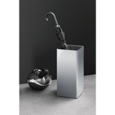 Zack Angolo Premium Brushed Stainless Steel Umbrella Stand - Professional Quality