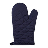 Modern Retro White Blue Single Oven Glove