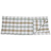 Thread and Loom Check Design Tablecloth