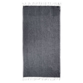 Thread and Loom Black Hammam Towel