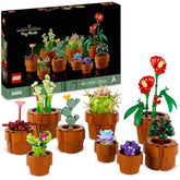 LEGO Botanicals Tiny Plants Set - Gifts for Mothers with 9 Potted Artificial Plants for Indoors incl. Faux Cactuses & Red Anthurium - House Warming Presents & Home Decor - 10329