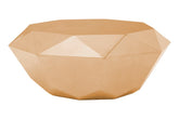 Allure Rose Gold Diamond Cut Coffee Table