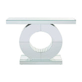Gianara Mirrored Console Table