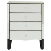 Gabriella Mirrored Chest of 4 Drawers