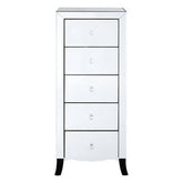 Graciela Chest of 5 Drawer With Mirror Frame