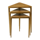 Compo Set Of 3 Triangular Nesting Tables