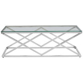 Allure Inverted Prism Base Coffee Table