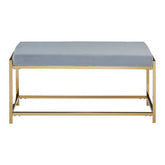 Allure Gold And Powder Blue Bench