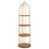 Horizon 4 Tier Large Cage Design Shelf Unit