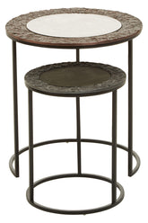 Akola Set Of 2 Round Nesting Tables