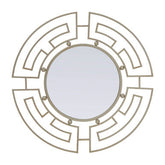 Jalal Silver Metal Frame Round Wall Mirror