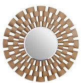 Geela Round Antique Silver Finish Wall Mirror