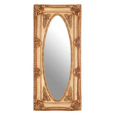 Marseille Gold Finish Oval Border Wall Mirror