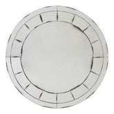 Riza Round And Mosaic Effect Wall Mirror