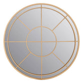 Beauly Gold Finish Round Wall Mirror