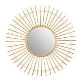 Beauly Round Gold Wall Mirror