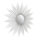 Cristal Silver Finish Wall Mirror