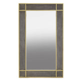 Deskey Grey Shagreen Effect Wall Mirror