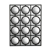Telese Black Decorative Wall Mirror