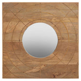 Sona Mango Wood Square Wall Mirror